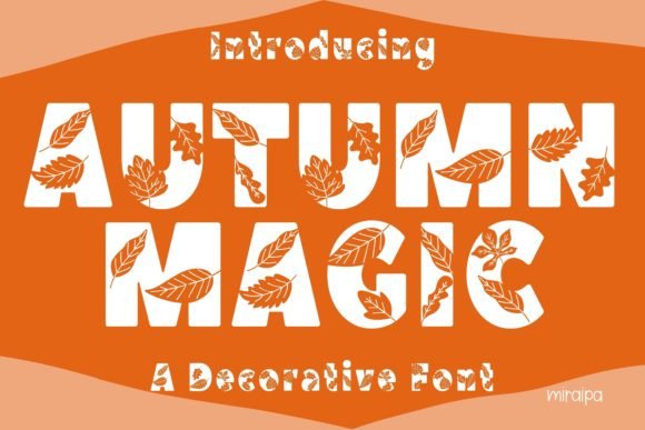 Autumn Magic: A Decorative Font for Editorial Impact