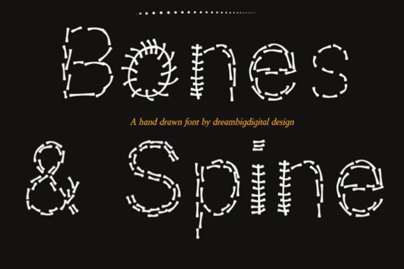 Bones and Spine: The Perfect Halloween Typeface for Crafters
