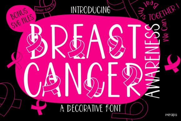 Breast Cancer Awareness: A Supportive Display Font for Web Design