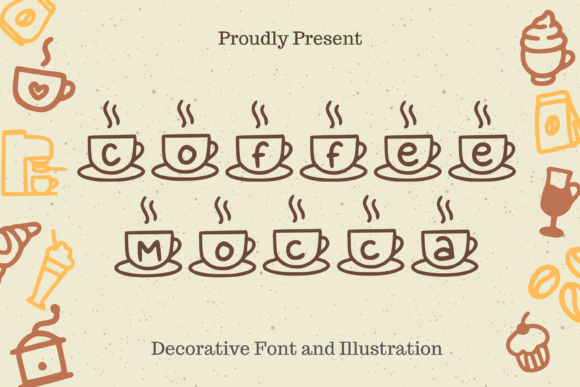 Coffee Mocca: A Joyful Decorative Font for Small Business Branding