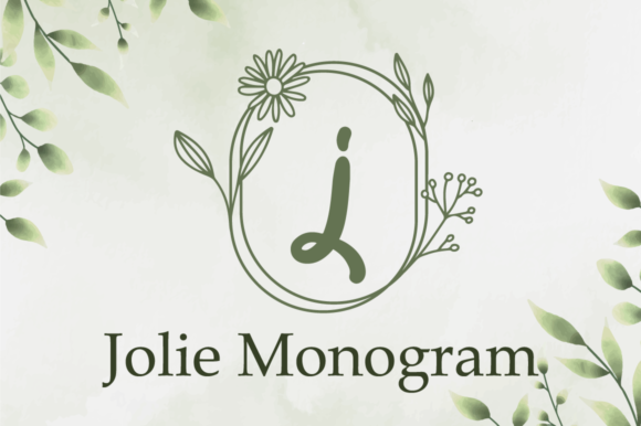 Elevate Your Brand with the Jolie Monogram Typeface