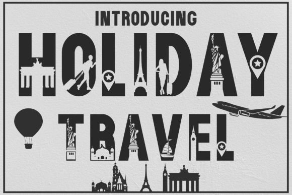 Holiday Travel: A Typeface for Storytelling