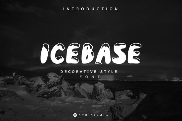 Icebase: The Winter Decorative Font for Bold Campaigns