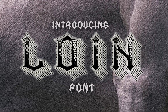Loin Font Review: A Gothic Display Typeface for Web Design