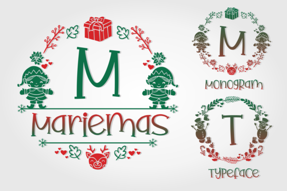 Mariemas: A Festive Decorative Font for Web Headers