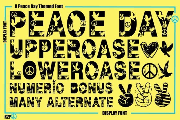 Peace Day Font: A Designer's Review for Campaign Visuals