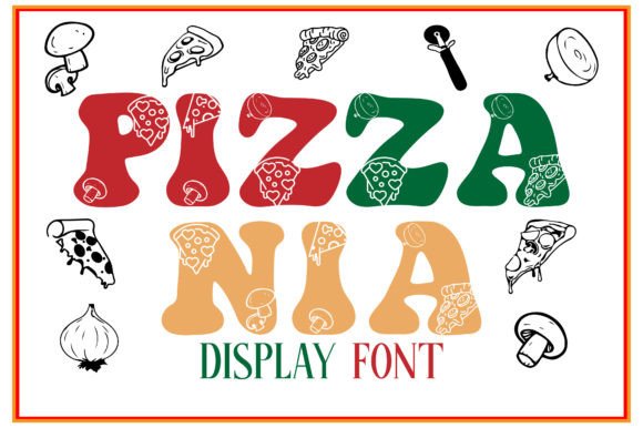 Pizzania: A Fun Decorative Font for Web Design