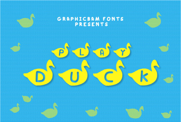 Play Duck: A Quirky Decorative Font for Crafters