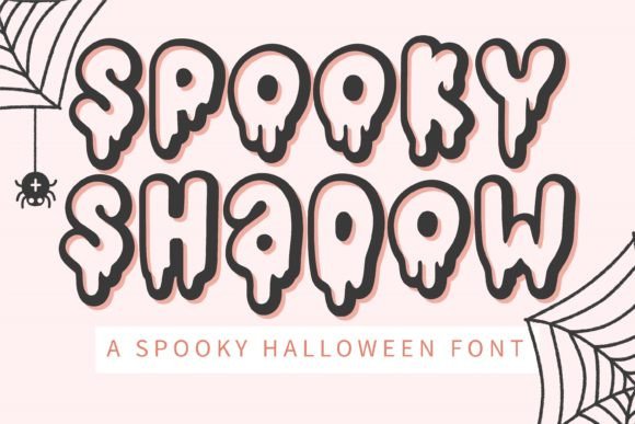 Spooky Shadow: A Dramatic Decorative Font for Web Design