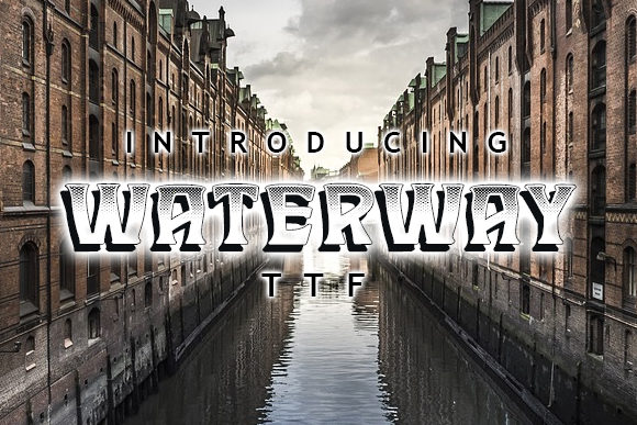 Waterway: A Designer's Take on This Decorative Display Font