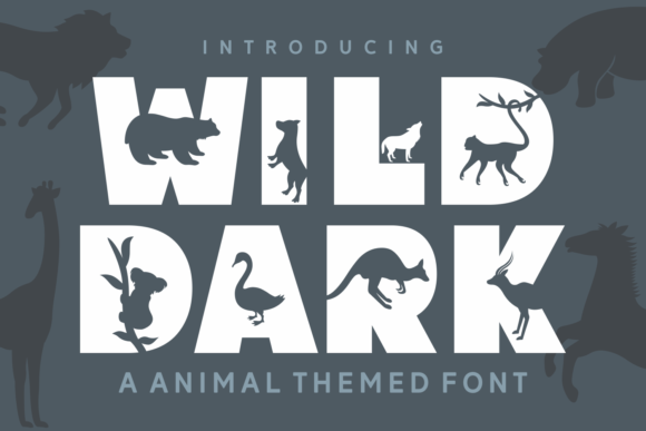 Wild Dark Font: A Playful Typeface for Bold Branding